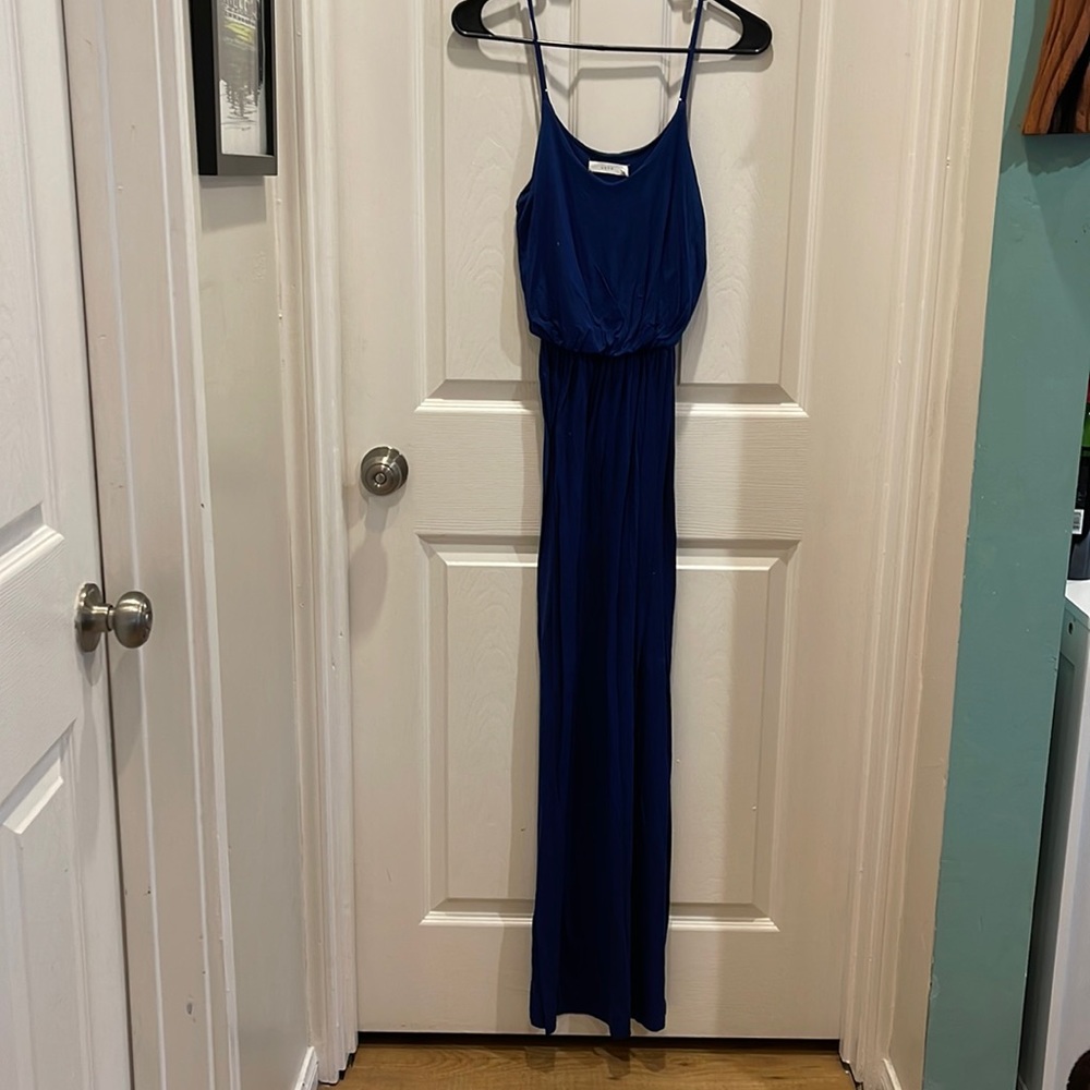 Blue maxi dress